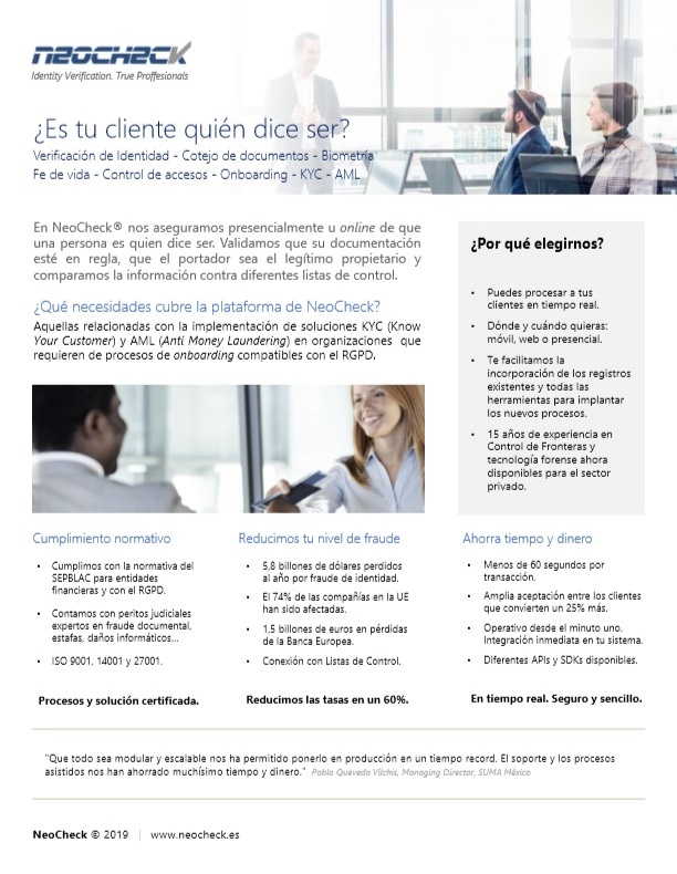 verificación identidad