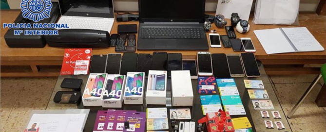 La Policía Nacional desmantela una organización criminal dedicada a obtener microcréditos online de manera fraudulenta