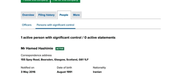 Registro Mercantil británico vs Registro Mercantil español