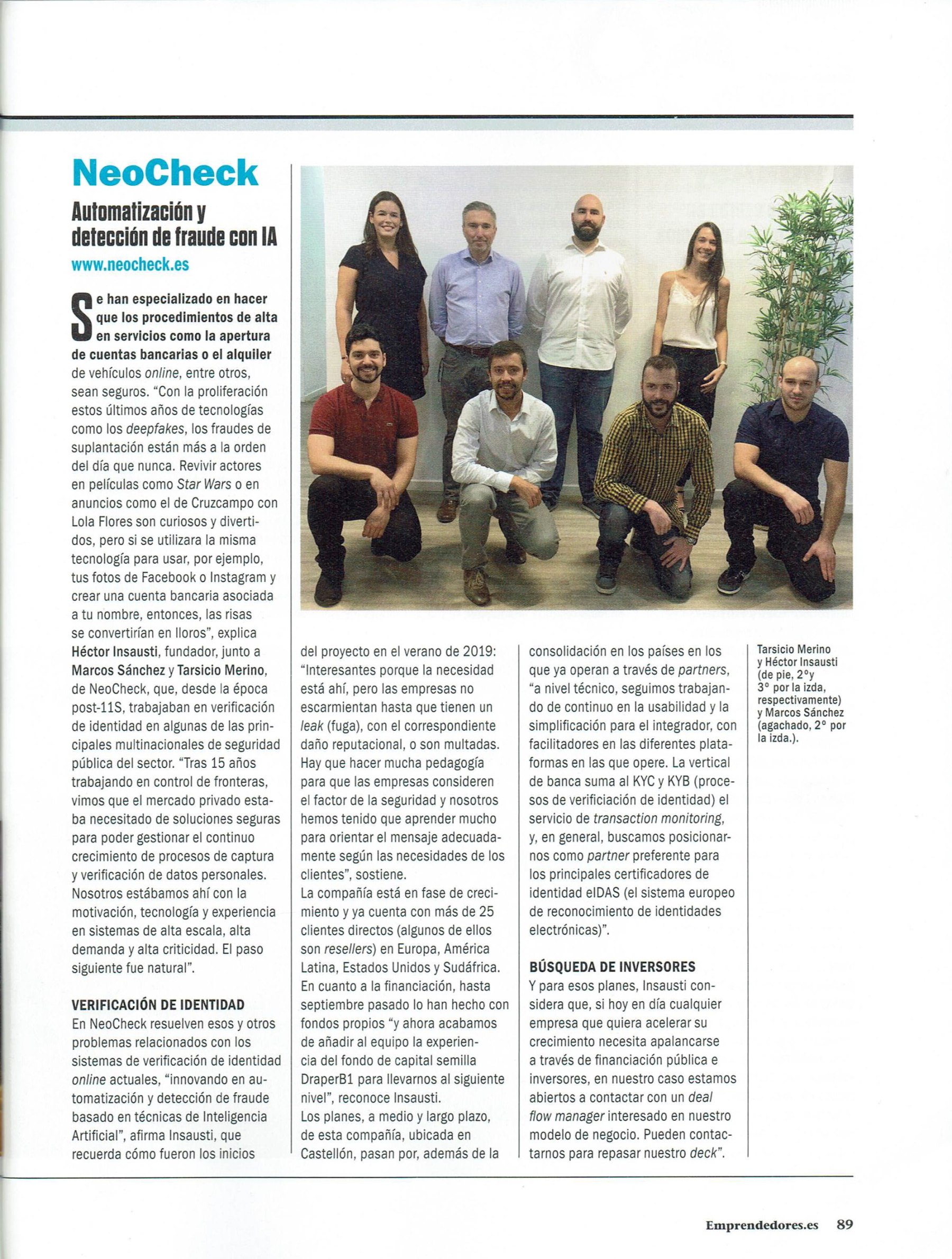 NeoCheck Emprendedores NeoCheck Emprendedores